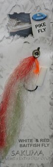 LFT Pike Baitfish 6/0 White/Red