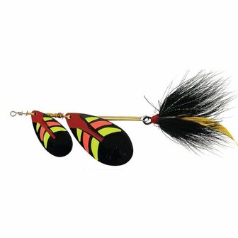 Ondex Tandem Buck Spinner Neon/Zwart 4/6