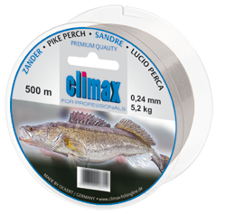 Climax - Lijn special Snoekbaars 0,24mm 5,2 kg 500mtr 
