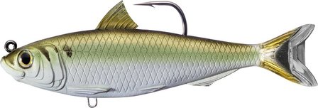 Live Target Blueback Herring Swimbait Sinking MD 57gr/16,5cm Green/Bronze