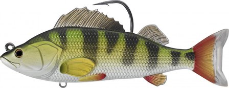 Live Target European Perch Swimbait Sinking MD 63gr/15cm Natural /Green