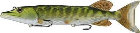 Live Target Juvenile Pike Swimbait Sinking MD 244gr/30,5cm Metallic/Green