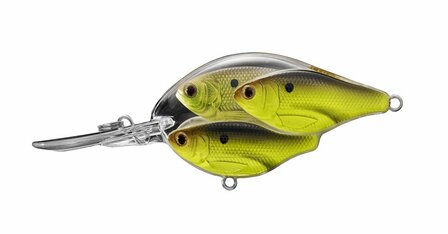 Live Target Shad Crankbait Floating MD 18gr/6,35cm Chartreuse/Black