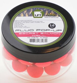 LFT Favourite Fluo Pop-Up 35gr 16mm Secret Salmon Krill