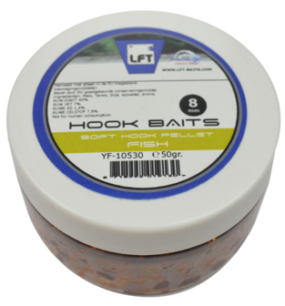 LFT Soft Hook Pellets 50gr 8mm Fish