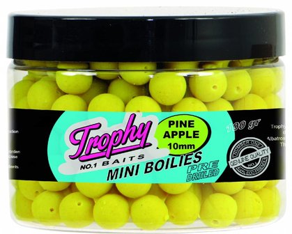 Trophy Nr 1 Baits Mini Boilies 100gr/10mm Pineapple