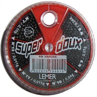 Lemer Lood 90gr 6-vaks Fijn/Fin (rood)