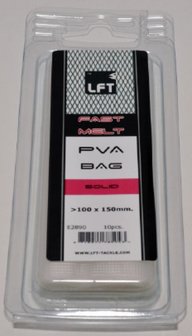 LFT PVA Bags Fast Melt Solid &gt;60-120mm (20st)