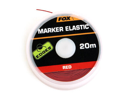 fox - edges marker elastic 20m red cac484