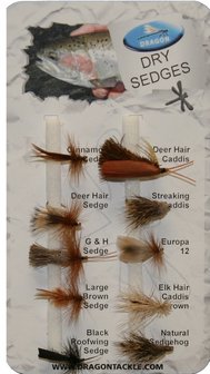 Dragon Std Fly Selection- Sedges (10)