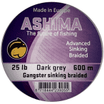 Ashima Gangster Sinking Braided Dark Grey 600M 25Lb