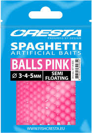 Cresta Spagetti Balls Pink 3-4-5mm