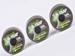 Korda - N-trap semi-stiff 20 lb weedy green