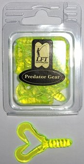 LFT - Twin Twister 5cm fluor chartreuse 10st