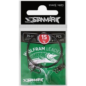 Stanmar Wolfram Leaders 35cm 15kg (2 stuks)