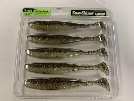 Keitech Easy Shiner 5&quot; Golden Flash Minnow