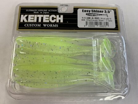 Keitech Easy Shiner 3,5&quot; Chartreuse Chad 484