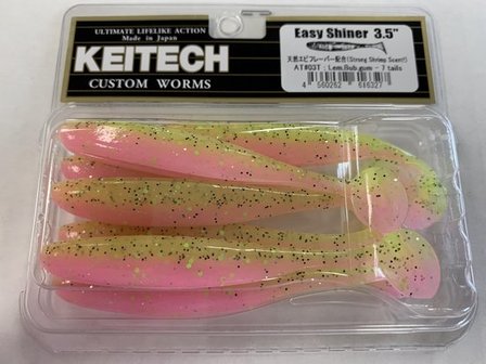 Keitech Easy Shiner 3,5&quot; Lemon Bubblegum