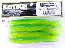 Keitech Easy Shiner 4&quot; Lime Chartreuse