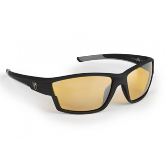 Fox Rage Matt Black Amber Lens Wrap Sunglasses