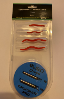 Lion Sports Onyx Dropshot Worm set