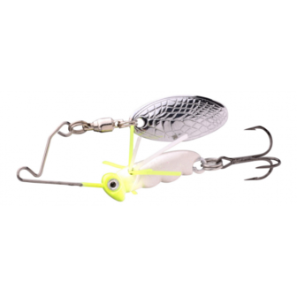 Spro Larva Micro Spinnerbait Treble Hook UV Pearl 4cm (7g)