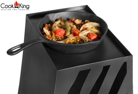 Cookking gietijzeren pan