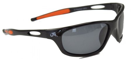 Fil Polarized Sunglass Alberto Black Frame/Black Lens