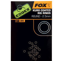 fox - edges kuro coated rig rings 3.7mm