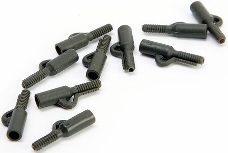 LFT Lead Safety Clips Green olive 10pcs.