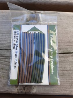 LFT Shrink tubes 10pcs 2,0mm (brown+olive)