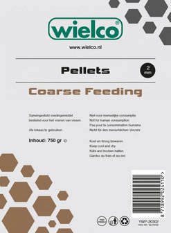 Wielco Coarse Feeding Pellets 750gr. 2mm