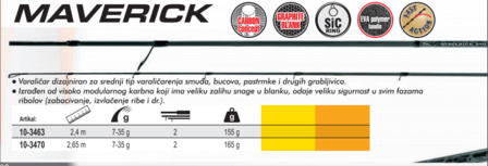 Fil-fishing Maverick Spin 265 7-35gr