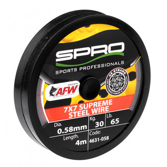 Spro 7x7 Supreme Steel Wire 0,58mm (30kg) (4m)