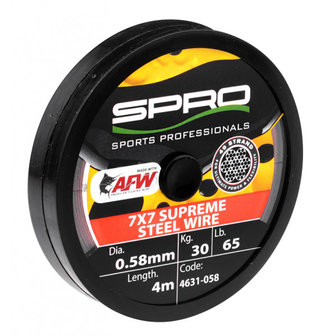 Spro 7x7 Supreme Steel Wire 0,46mm (18kg) (4m)