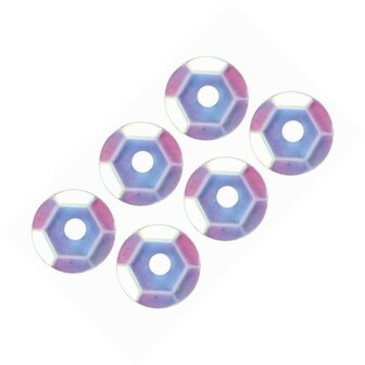 Piet Vogel -   Bait disc pearl white 50pcs/bag