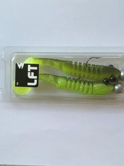 LFT Skelleton Shad 2pcs 11cm 10gr Green