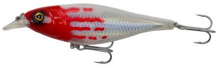 LFT Mega Shad 13cm. 45gr. F. / Red Head Flame (0&gt;1,00mtr.)