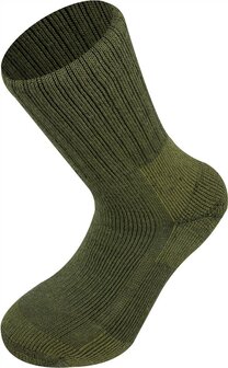 Highlander (Sokken) Norwegian Wool Kuit Olive-Green L (44-47)