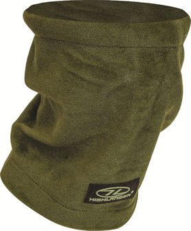 Highlander Polar Fleece Neckwarmer Olive-Green