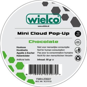 Wielco Mini Cloud Pop-Up Boilie 10mm. 50gr. Chocolate