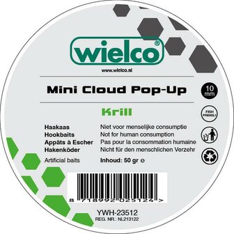 Wielco Mini Cloud Pop-Up Boilie 10mm. 50gr. Krill