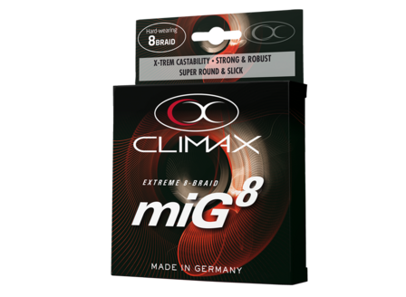 Climax miG 8-Braid 135m 21,9 kg 0,22 mm Fluo Yellow
