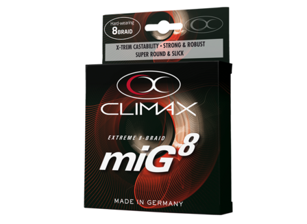 Climax miG 8-Braid 135m 24,5 kg 0,25 mm Fluo Yellow