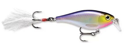 LFT Shallow Feather Shad 9cm. 13gr. F. / Gold Head Violet (0&gt;1,20mtr.)