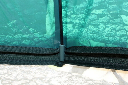 Delphin Visparaplu PVC met verlengde zijwand