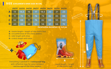 Kinder waadpak 3Kamido croco