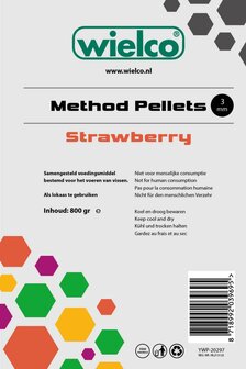Wielco Color Method Pellets 800gr 3mm Strawberry