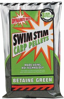 Dynamite Baits Swim Stim Green Betaine Pellets 2mm 900 gr