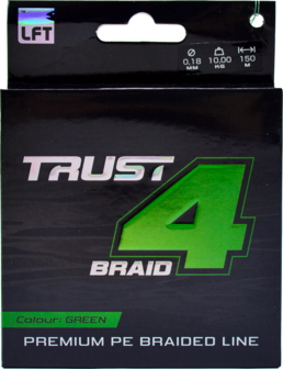 LFT Trust 4-Braid PE Green 150mtr